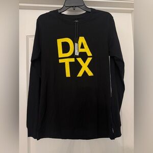 SOULCYCLE UNISEX Small DATX Call Letter Core Black Long Sleeve Cyclist Shirt